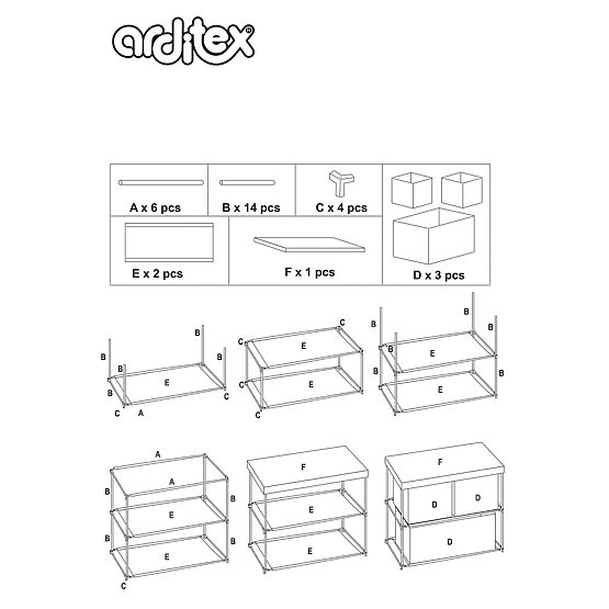 Organizer con cassetti Paw Patrol