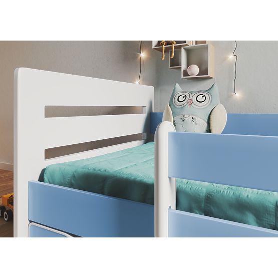 Letto per bambini Ourbaby Tomi - blu
