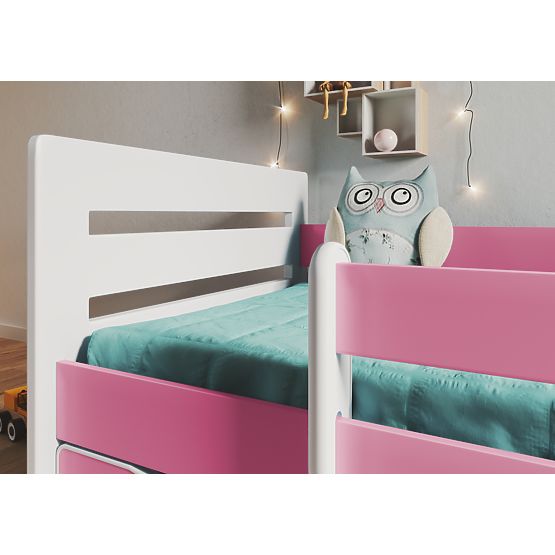 Letto per bambini Ourbaby Tomi - rosa