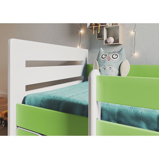 Letto per bambini Ourbaby Tomi - verde