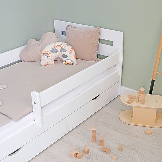 Letto per bambini Ourbaby Tomi - bianco