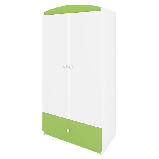 Armadio Ourbaby - verde e bianco