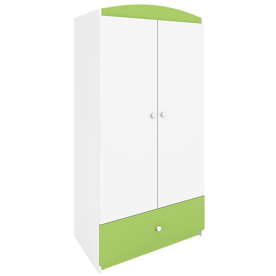 Armadio Ourbaby - verde e bianco