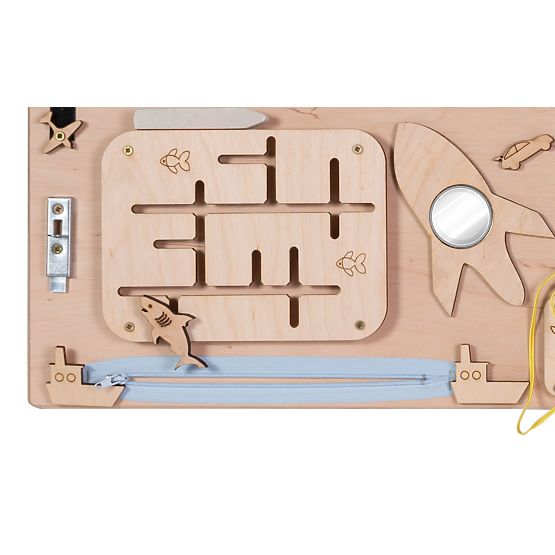 Activity board Barca - naturale