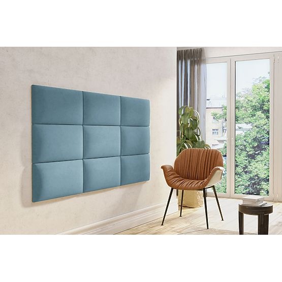 Pannello imbottito Klasik - azzurro