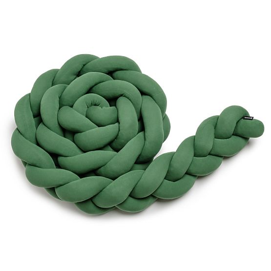 Paracolpi intrecciato - verde scuro