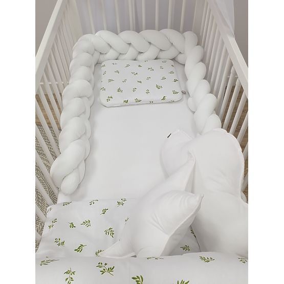 Parapetto intrecciato 240 cm - bianco