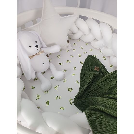Parapetto intrecciato 240 cm - bianco