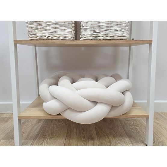Parapetto intrecciato 240 cm - bianco