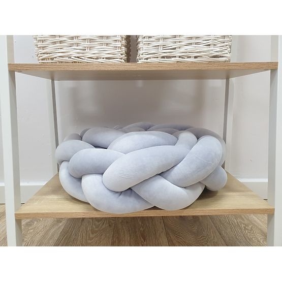 Guardrail intrecciato 240 cm - grigio