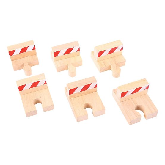 Paraurti per binari Bigjigs 6 pz