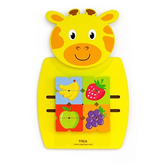 Parete del pannello del puzzle - giraffa