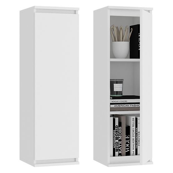 Parete soggiorno CLP - set di mobili vetrina + mobile TV bianco