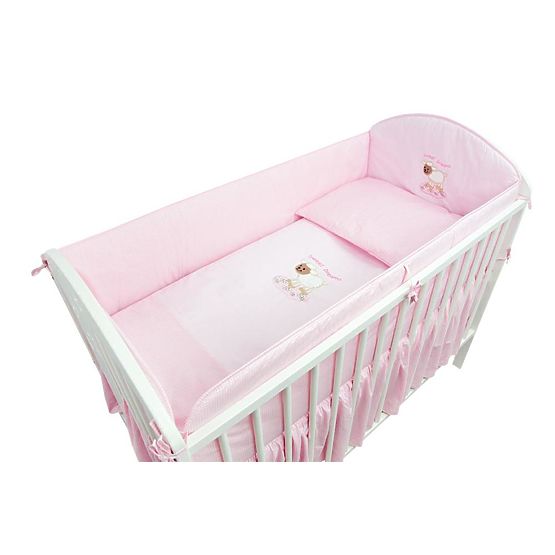 Parure lenzuola 120x90 cm Pecora - rosa