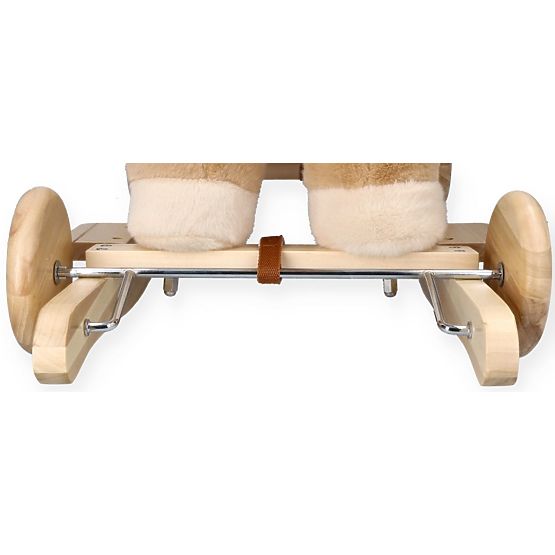 Pegaso a Dondolo Beige con Sedile e Ruote