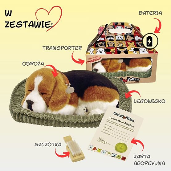 Perfect Petzzz Cucciolo di Beagle Respirante