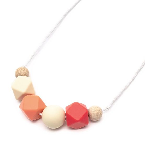 Perline da allattamento in silicone alla fragola