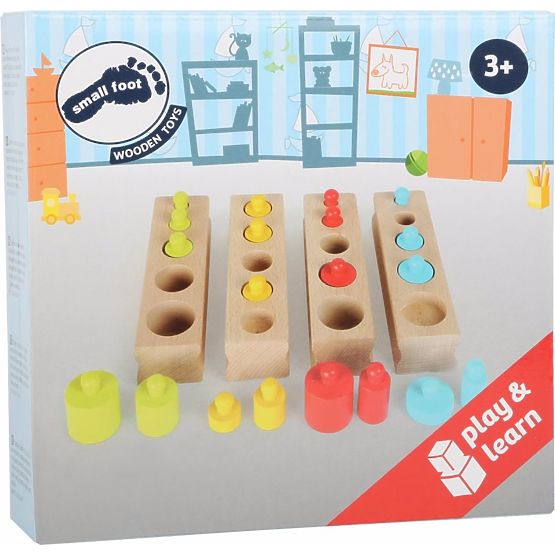 Pesi con inserto in legno