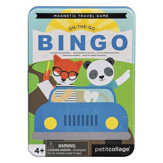 Petit Collage Gioco Magnetico Bingo - scatola di metallo danneggiata