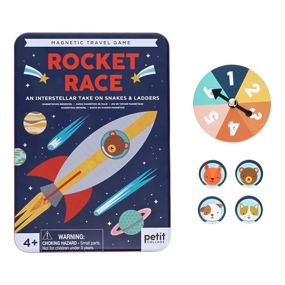 Petit Collage Gioco Magnetico Gara Spaziale