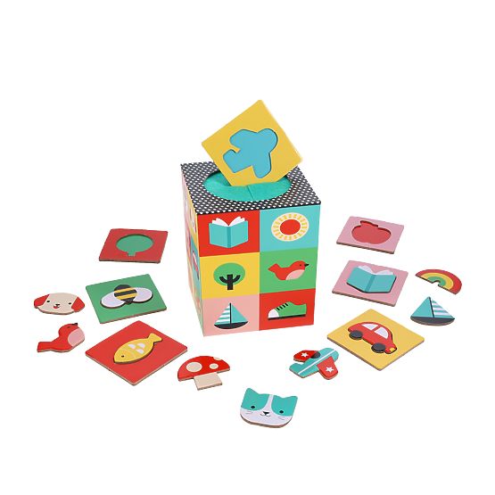 Petit Collage Puzzle Sensoriale Trova l'Oggetto Preferito