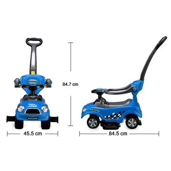 Pilota 3in1 con manico - blu