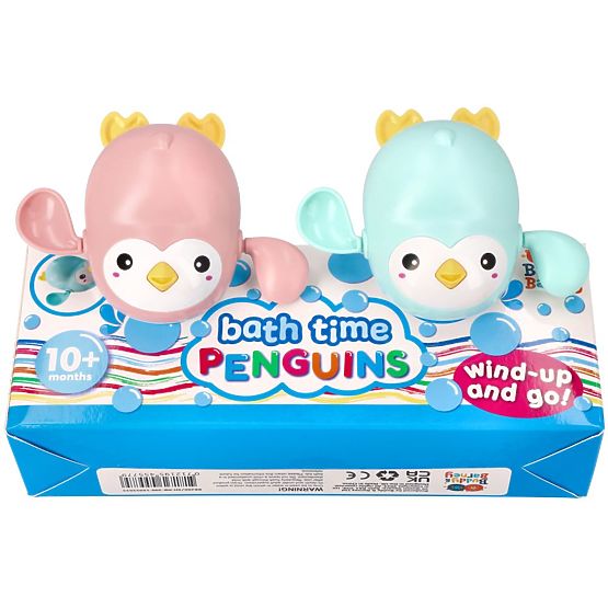 Pinguini a carica per il bagno
