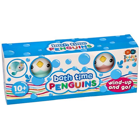 Pinguini a carica per il bagno