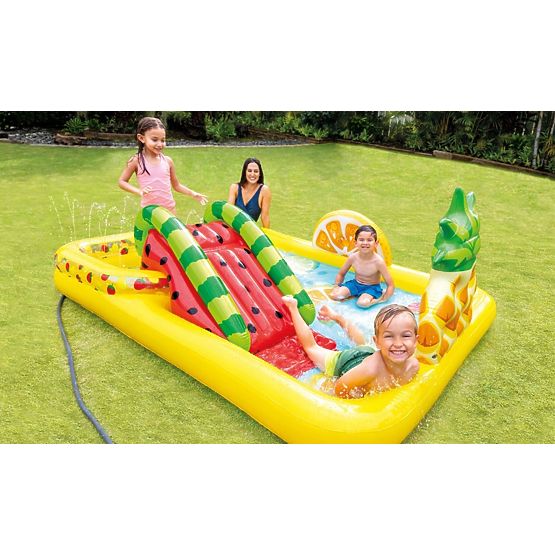 Piscina per bambini con scivolo