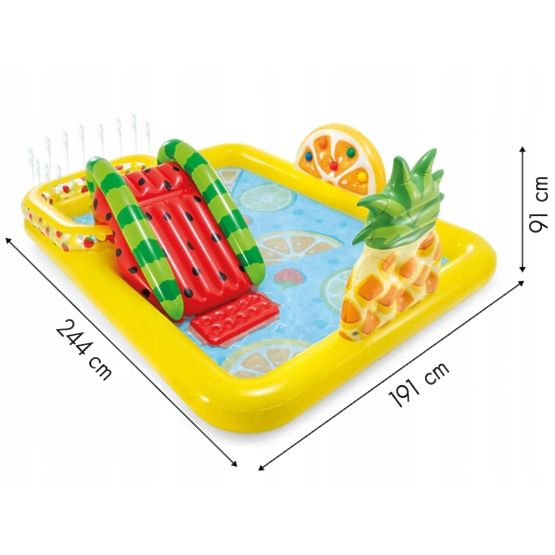 Piscina per bambini con scivolo