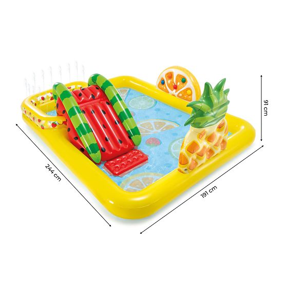 Piscina per bambini con scivolo