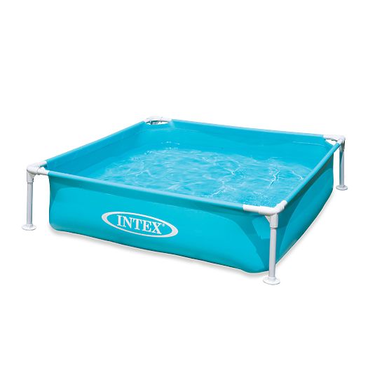 Piscina quadrata con telaio per bambini 122x122x30 cm INTEX 57173