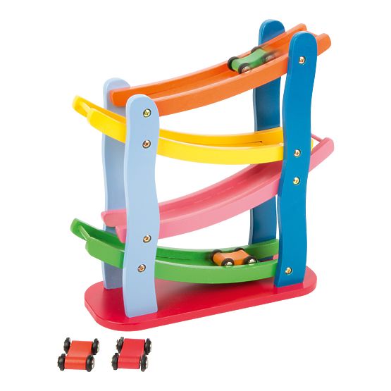 Pista da corsa in legno Small Foot 4 auto