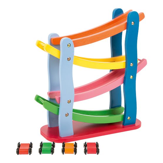 Pista da corsa in legno Small Foot 4 auto
