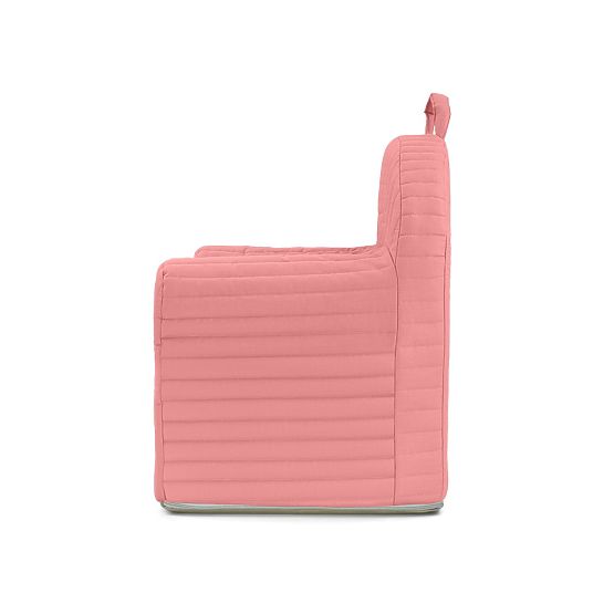 Poltroncina trapuntata a righe - rosa