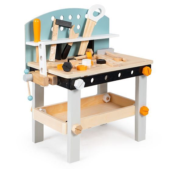 Ponk da lavoro in legno per bambini