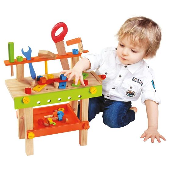 Ponk in legno con strumenti Bino