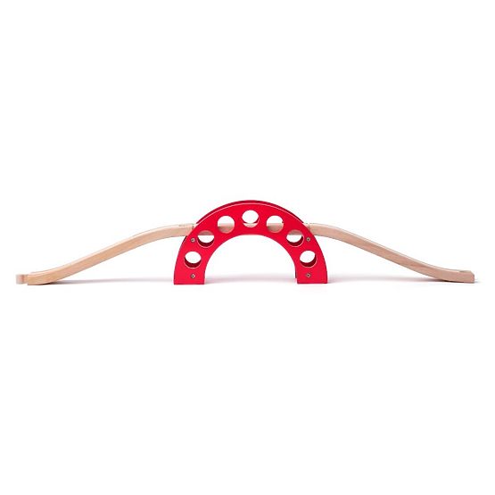 Ponte con arco rosso