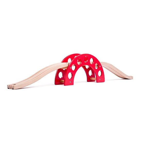 Ponte con arco rosso