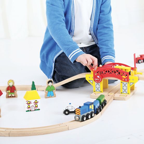 Ponte levatoio ferroviario Bigjigs