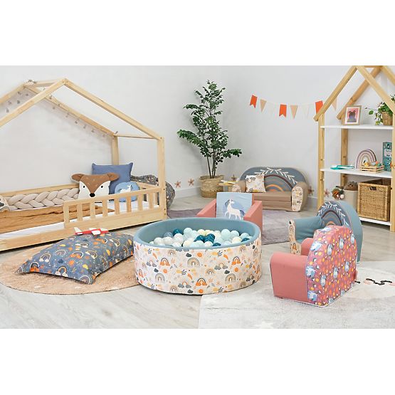 Pouf arcobaleno