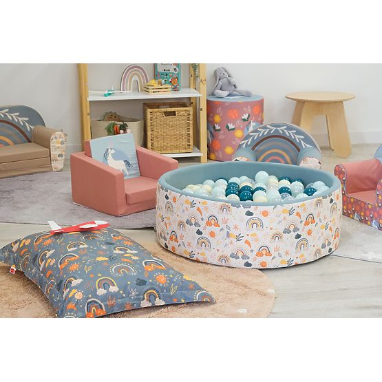 Pouf arcobaleno