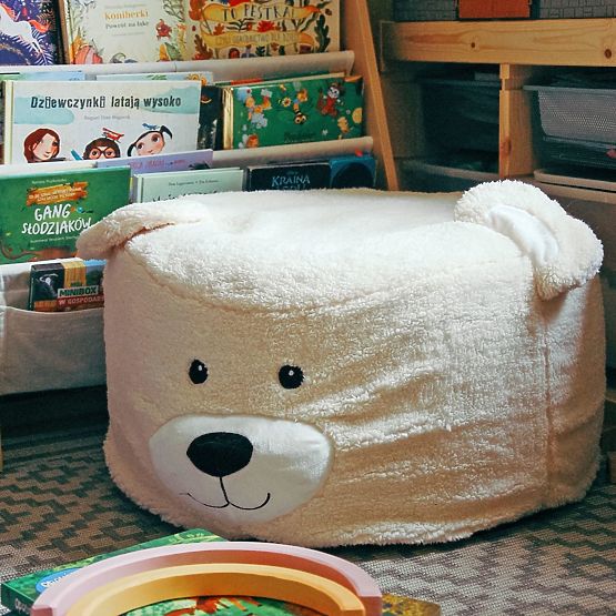 Pouf di peluche - Orso
