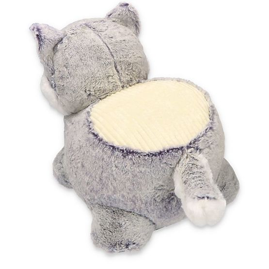 Pouf peluche cane Husky sedile