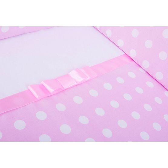 Lino Grace con nastro 120x90 cm - rosa
