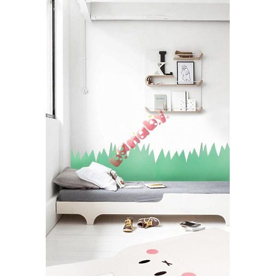 Protezione murale in schiuma Erba - 360 cm