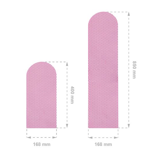 Protezione murale in schiuma - Pannelli rosa