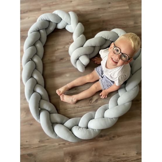 Protezione per treccia 360 cm - grigio