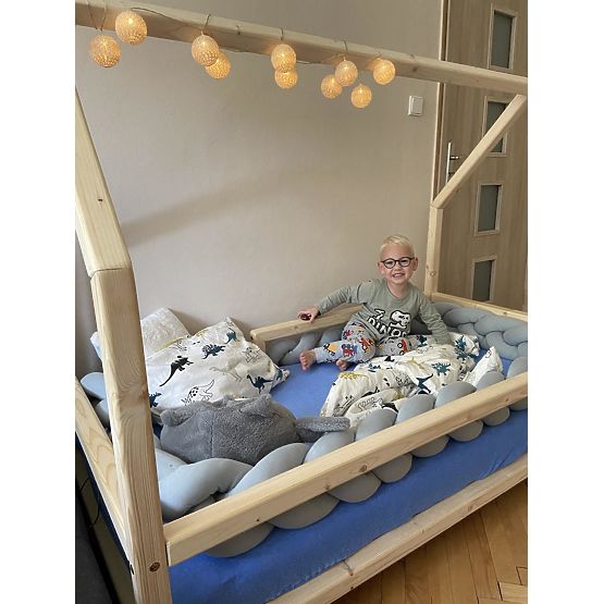 Protezione per treccia 360 cm - grigio