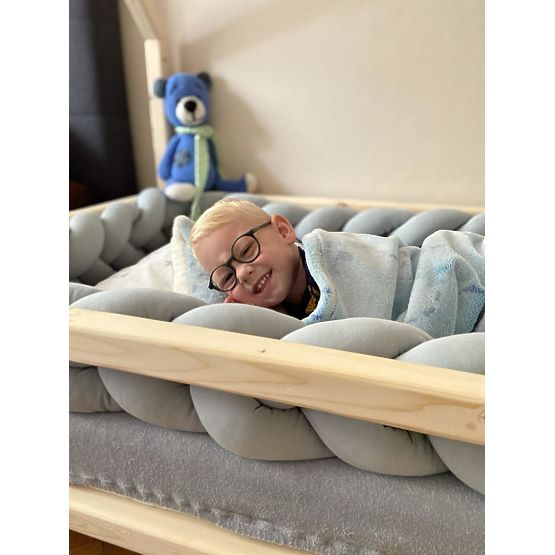 Protezione per treccia 360 cm - grigio